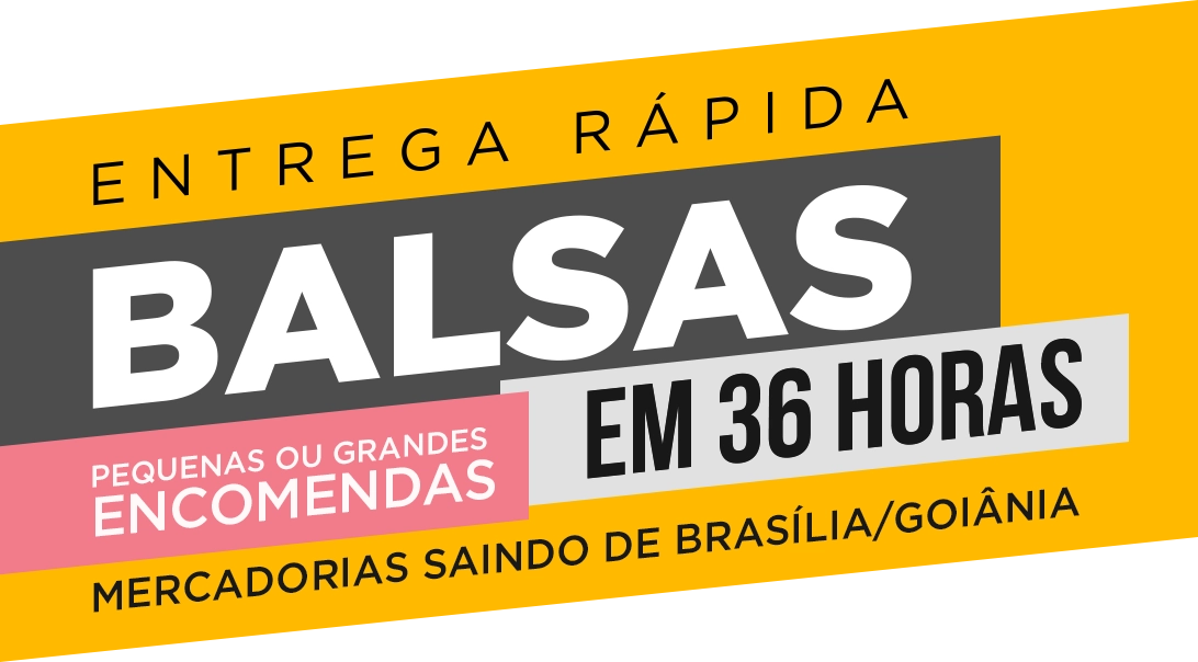 Frete de Brasília ou Goiânia para Balsas/MA